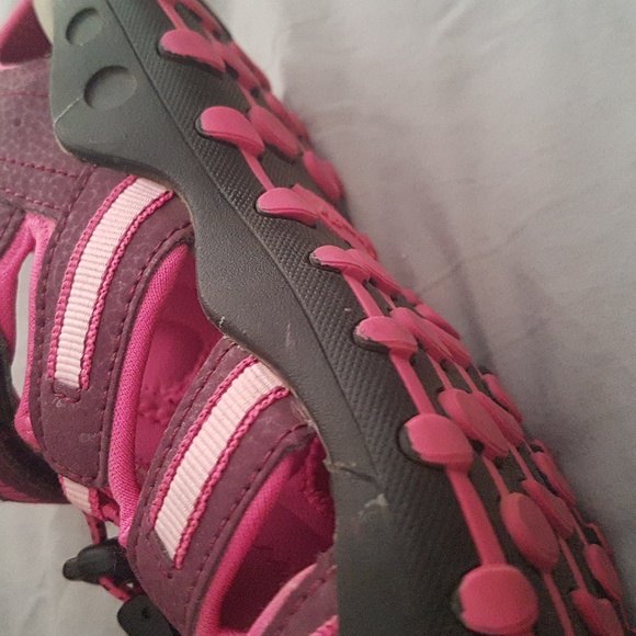 Kamik Crab Pink Purple Black Kids Girls Close-Toe Sandals Size 3 - Picture 13 of 14